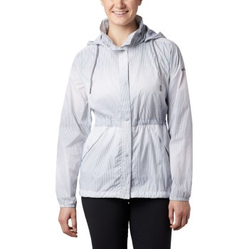 Columbia Ženske Jakne - Gable Island Sive Prugice | KOZU-56832